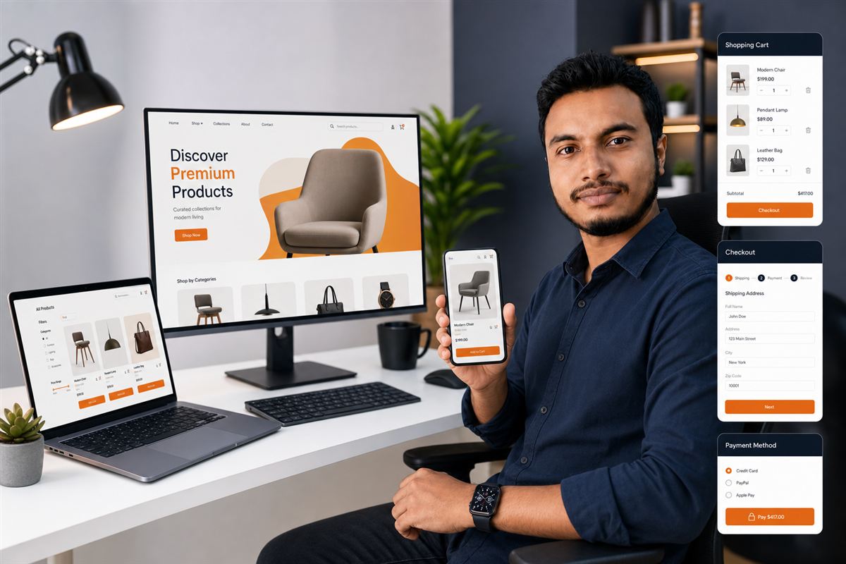 E-commerce development service