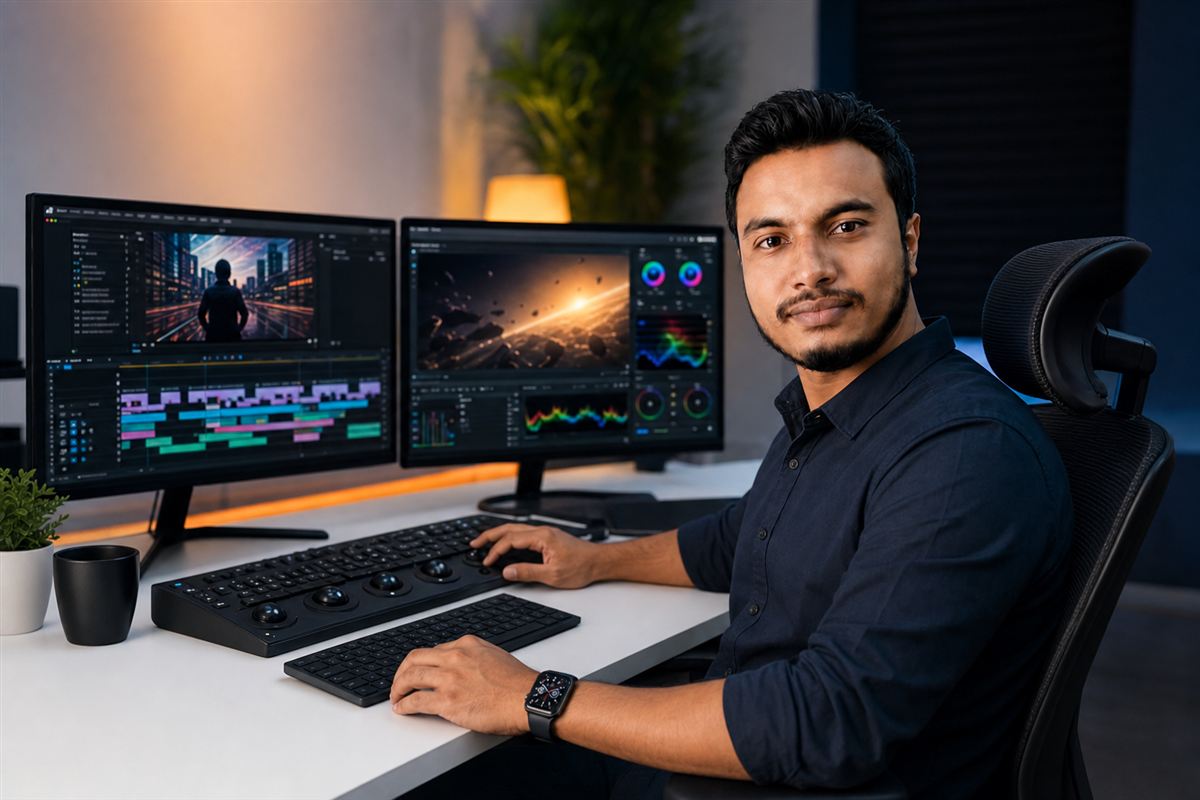 Video editing and motion graphics service