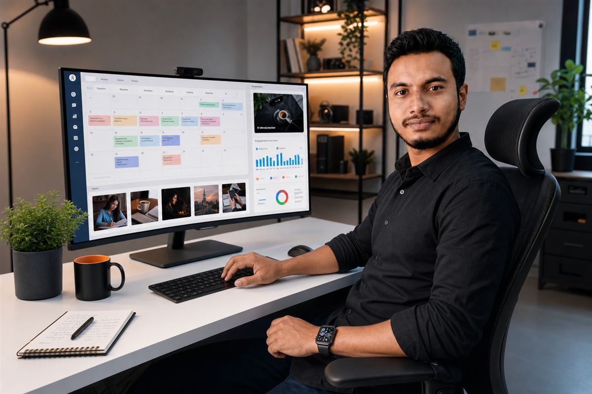 Social media management service